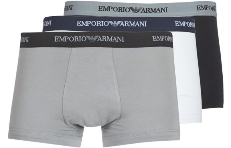 

Трусы мужские Emporio Armani комплект из 3 штук (серый+черный+белый)