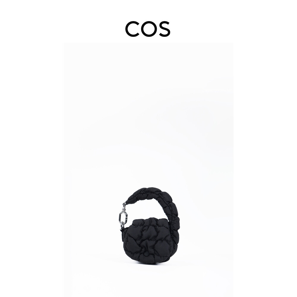

Женская стеганая мини-сумка Cos с подвеской для наушников, черный