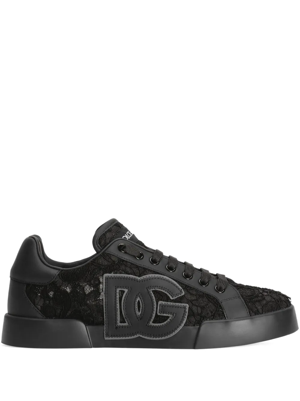 Кеды Portofino DOLCE & GABBANA, черный