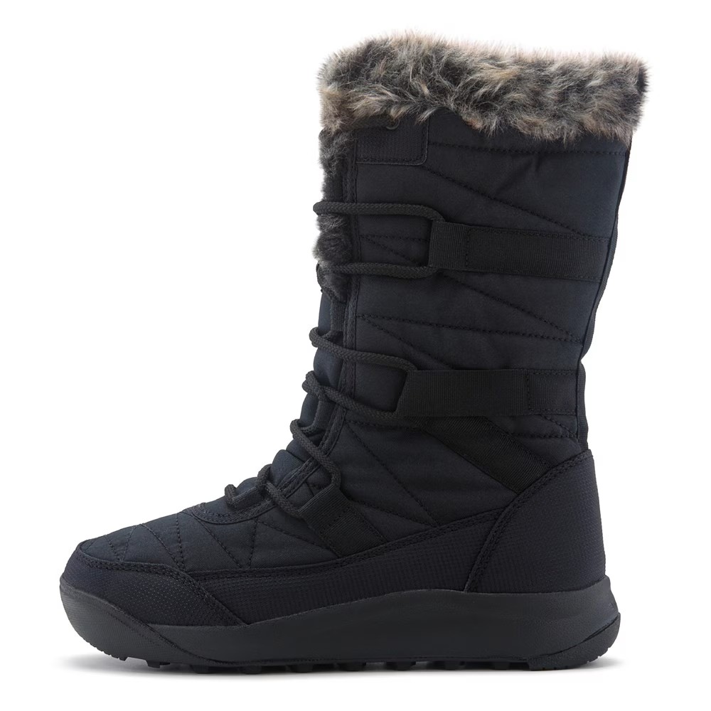 Женские зимние ботинки Columbia Minx iv Omni-Heat водонепроницаемые высокие, черный — фото 4