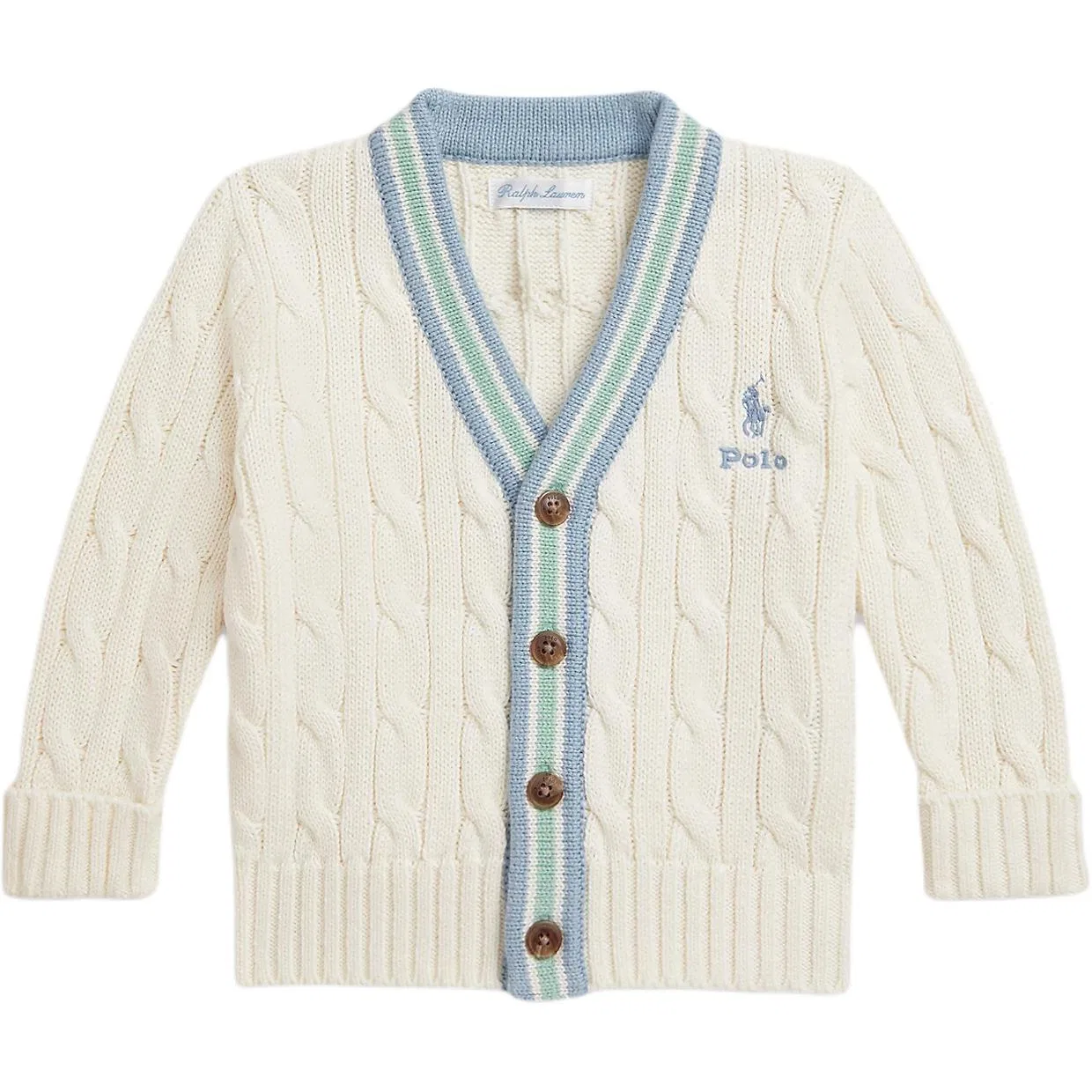 Свитер классический Polo Ralph Lauren детский белый
