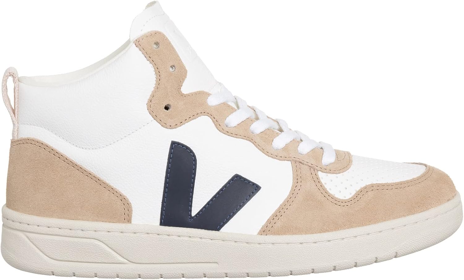 

Кроссовки Veja Men V-15 White - Nautico - Sahara