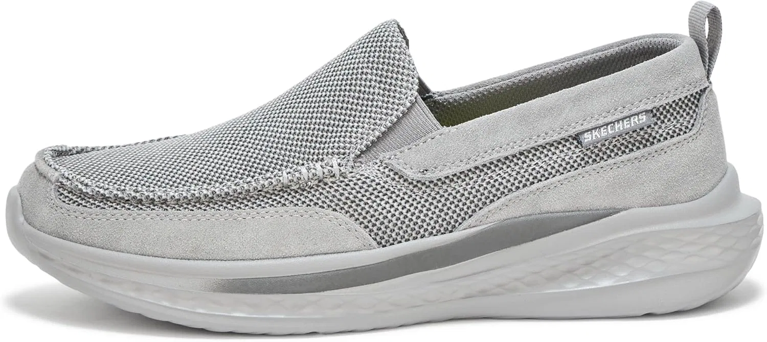 Skechers USA Мужские мокасины Slade-Munson Skechers USA Men's, Gray — фото 2