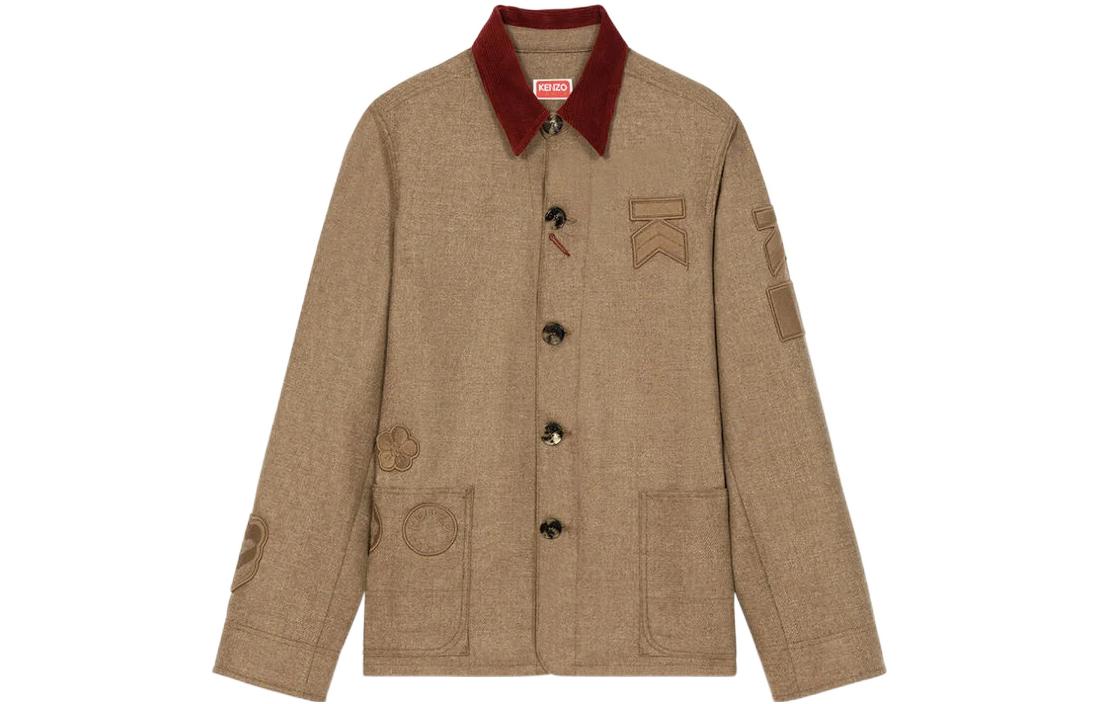 

Куртка X Nigo Holiday Season FW22 Unisex Светлая Умбра KENZO, Желтый, Куртка X Nigo Holiday Season FW22 Unisex Светлая Умбра KENZO