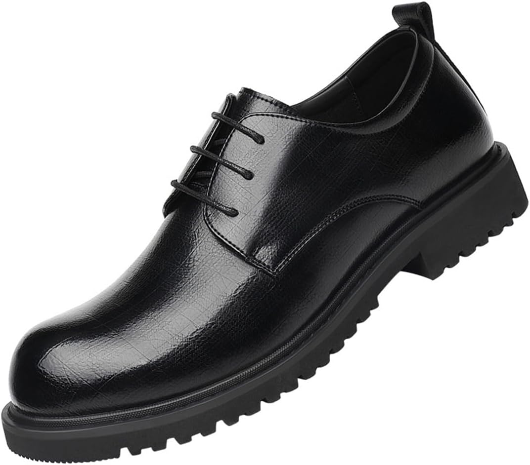 

Мужские невидимые туфли YGCEEIA для увеличения роста, комфортные офисные деловые оксфорды, 3.14 Inchs(8cm）