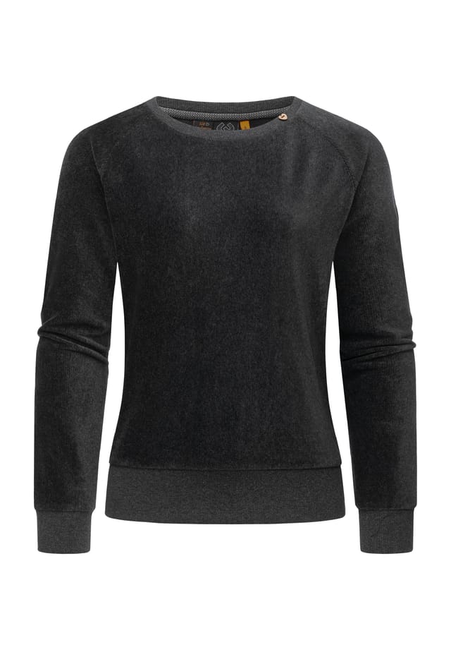 

Бархатная толстовка с капюшоном Johanka Ragwear, серый