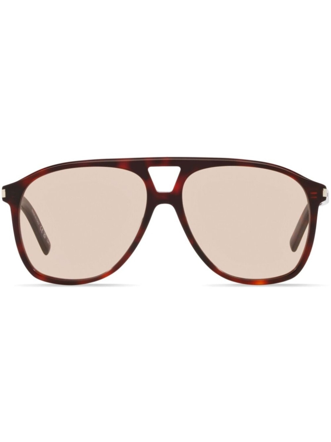 

Солнцезащитные очки-пилоты Dune Saint Laurent Eyewear, зеленый