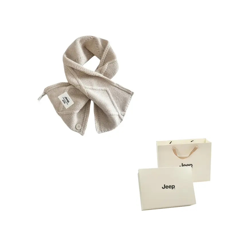 

Вязаный шарф Unisex Jeep, экрю