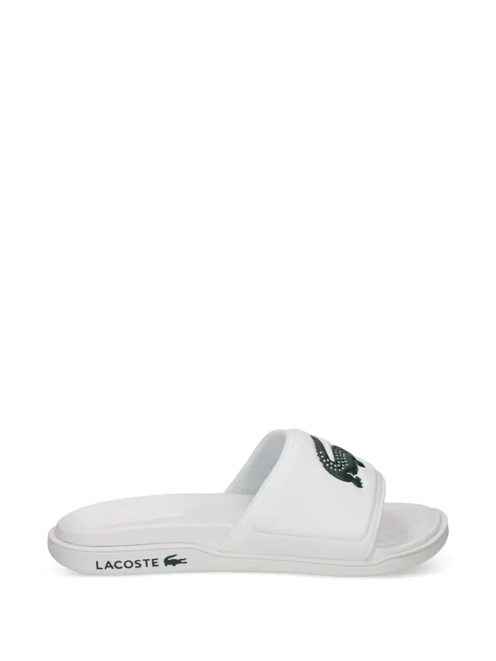 Слайды с логотипом Lacoste, белый