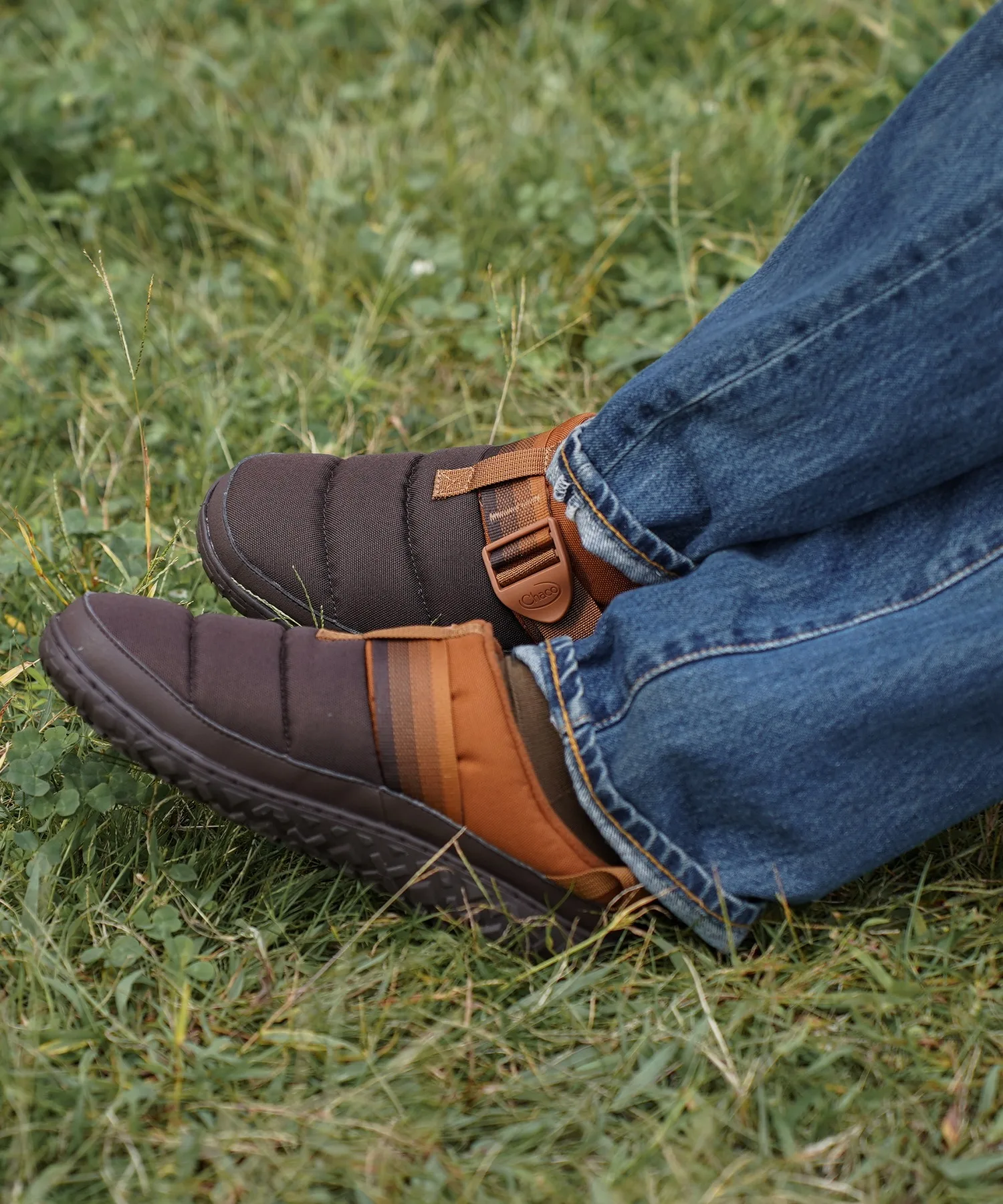 Мужские сандалии из канваса Chaco Ramble Rugged Canvas чёрные — фото 3
