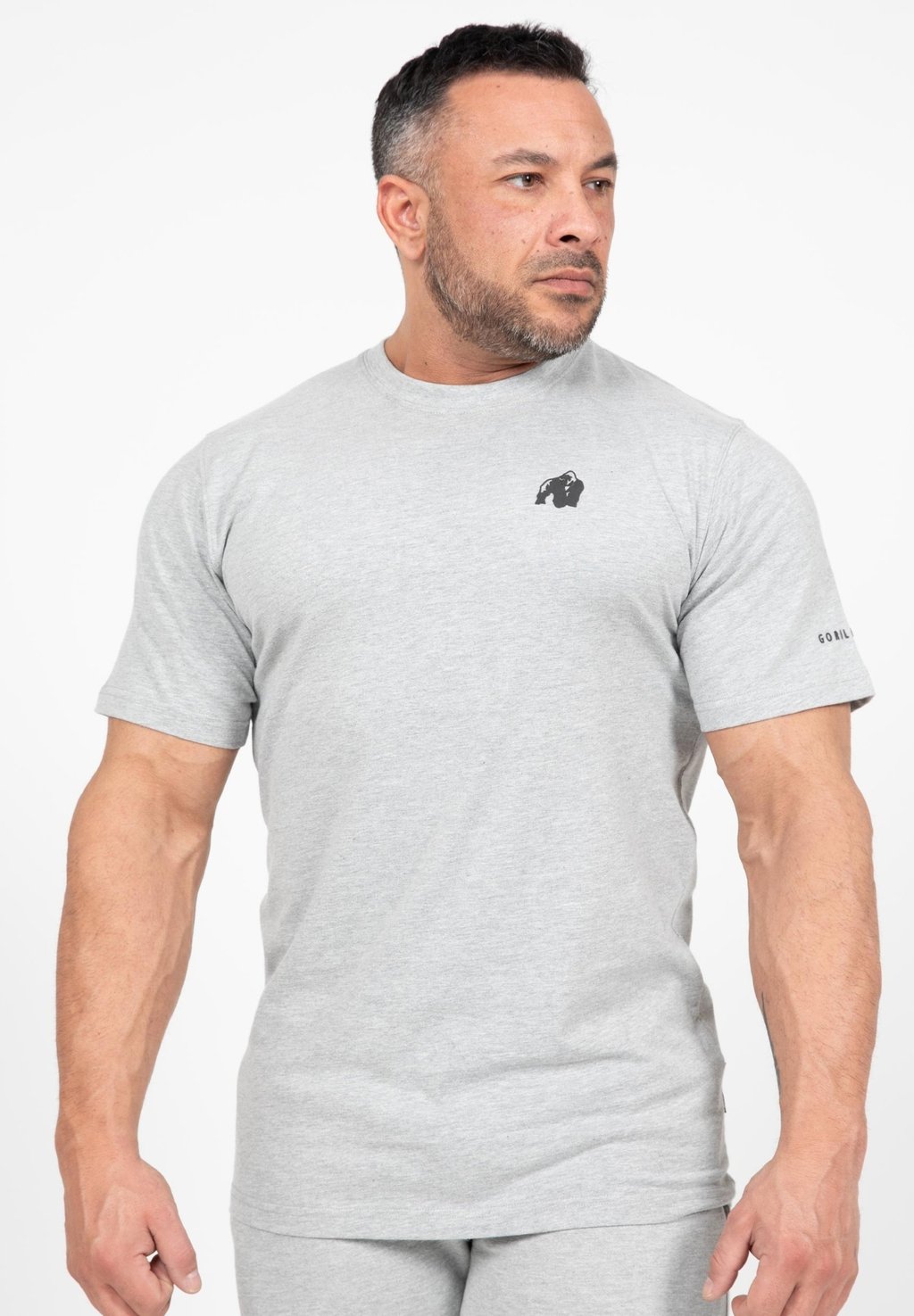 

Футболка с принтом LEON Gorilla Wear, серый