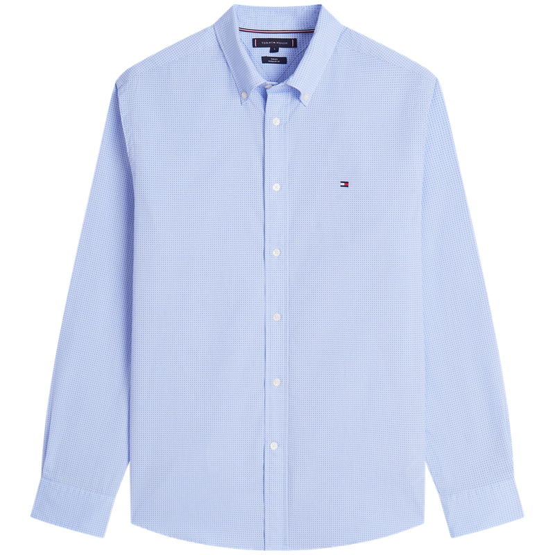 Рубашки мужские с лацканом Moderate Others Tommy Hilfiger, белый 0k4 — фото 3