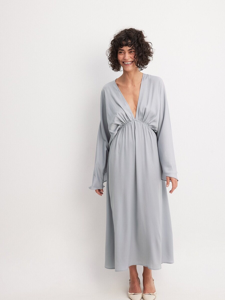 

Платье макси NA-KD Dress, серый
