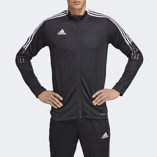 Куртка Adidas TIRO 21 Track Top 'Black', черный — фото 2