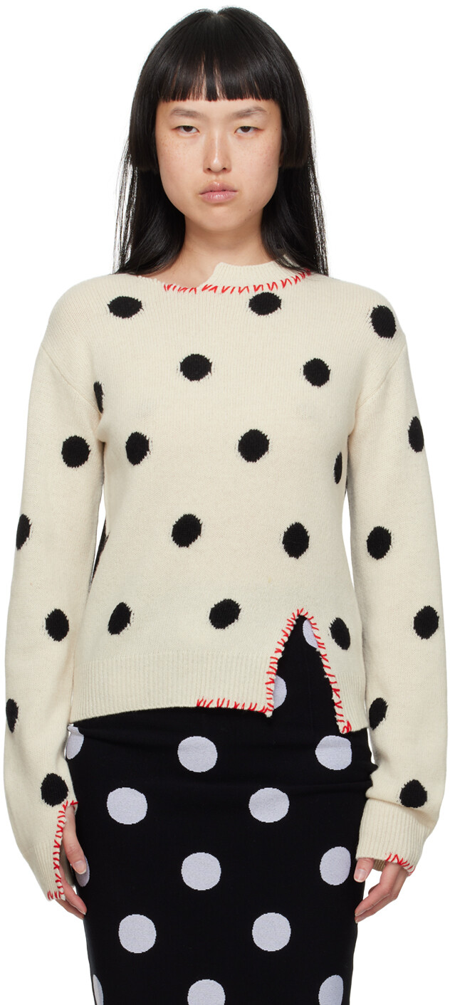 

Off-White Свитер в горошек Marni