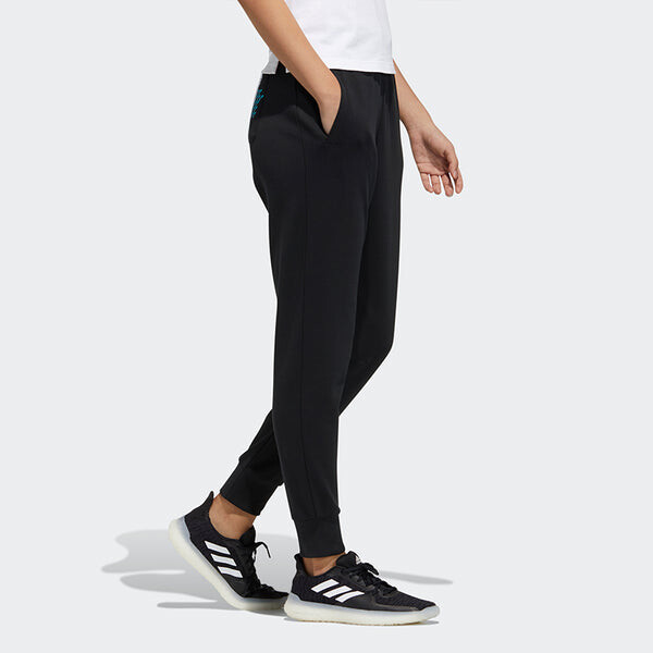 Спортивные штаны (WMNS) adidas Cny Pt Knit New Year's Edition Athleisure Casual Sports Long Pants/Trousers Black, черный — фото 4