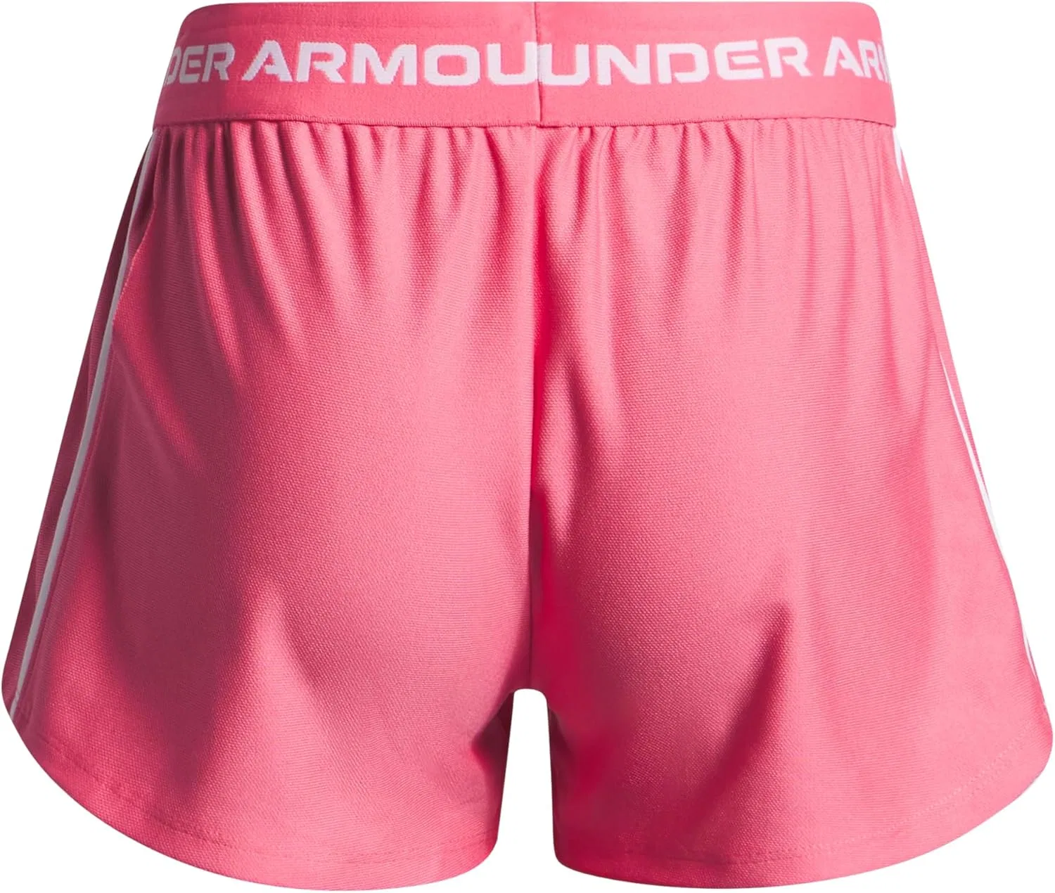 Шорты Under Armour Girls Tech Play Up, (673) Super Pink/Super Pink/White — фото 2