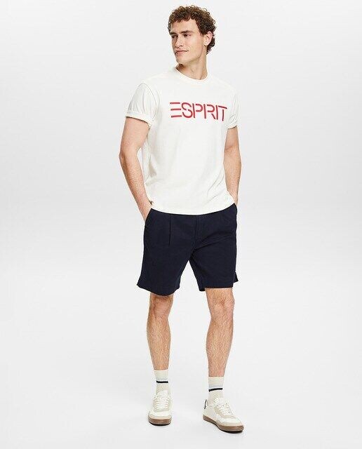 

Мужские шорты прямого кроя Esprit, темно-синий