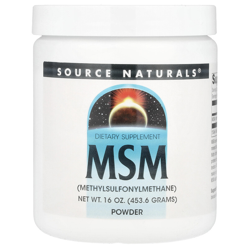 

Source Naturals, МСМ в порошке, 453,6 г (16 унций)
