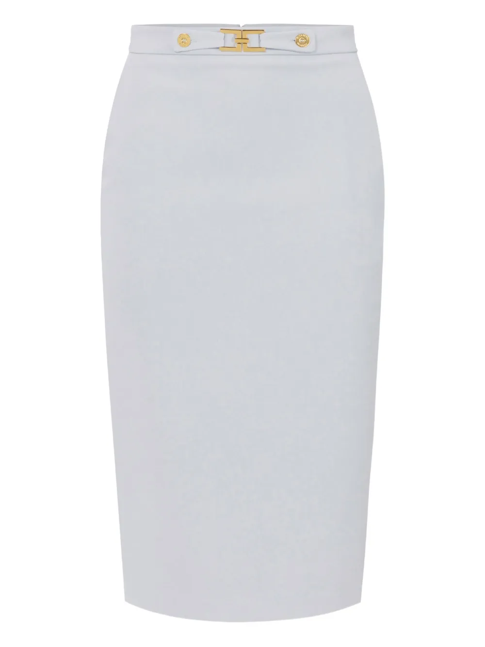 

Юбка-карандаш с пряжкой Elisabetta Franchi, синий