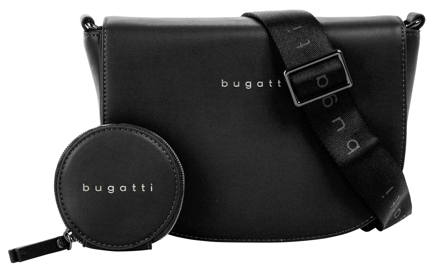 

Сумка через плечо Bugatti Umhängetasche ALMATA, черный