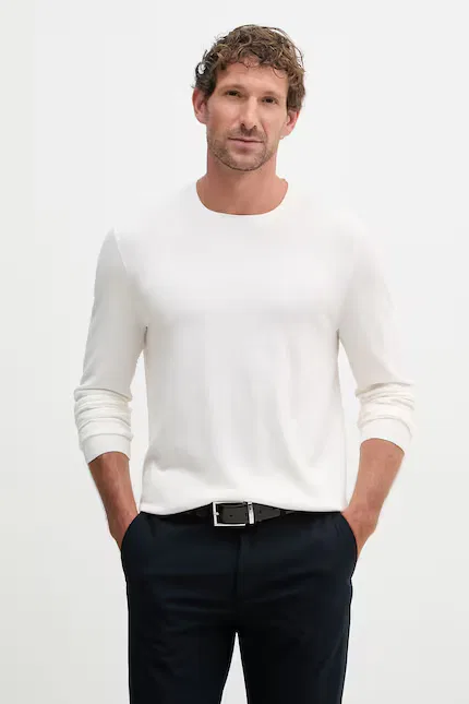 Свитер классический New York Tommy Hilfiger, бежевый