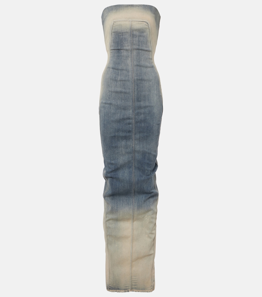 

Джинсовое платье-бюстье Rick Owens, Hustler Degrade