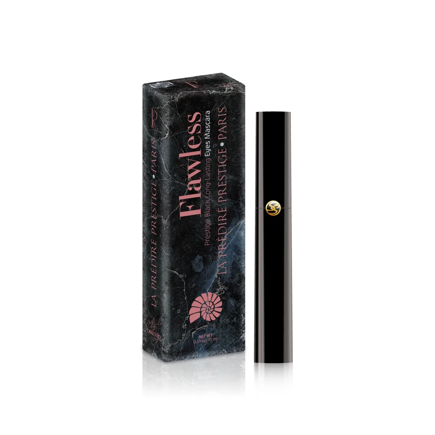 La Predire Prestige Paris Стойкая черная тушь для ресниц Flawless Prestige Black — фото 3