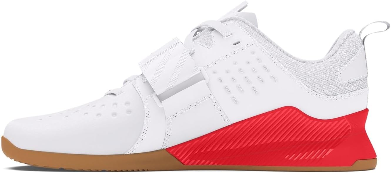 Кроссовки для тренировок Unisex UA Reign Lifter, поддержка пятки с инъекцией TPU Under Armour, White/Black — фото 2