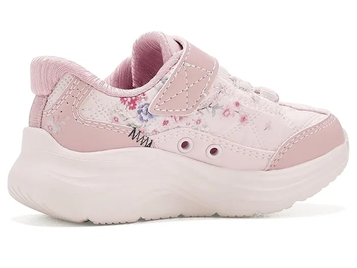 Кроссовки с цветочным принтом Hands Free Slip-Ins-Comfy Sprints SKECHERS KIDS, Rose — фото 4