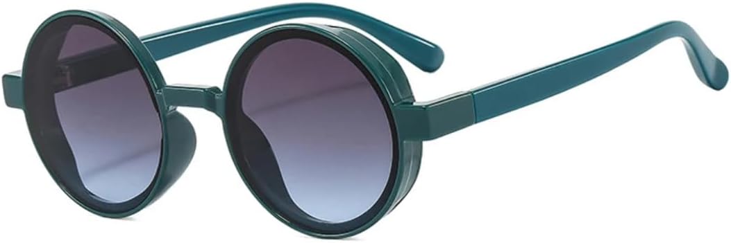 

Популярные модные круглые солнцезащитные очки для женщин в стиле ретро-панк, трендовые желто-оранжевые солнцезащитные очки для мужчин, очки с защитой от УФ-излучения UV400 UUPTTPL, Blue Green Gray Blue