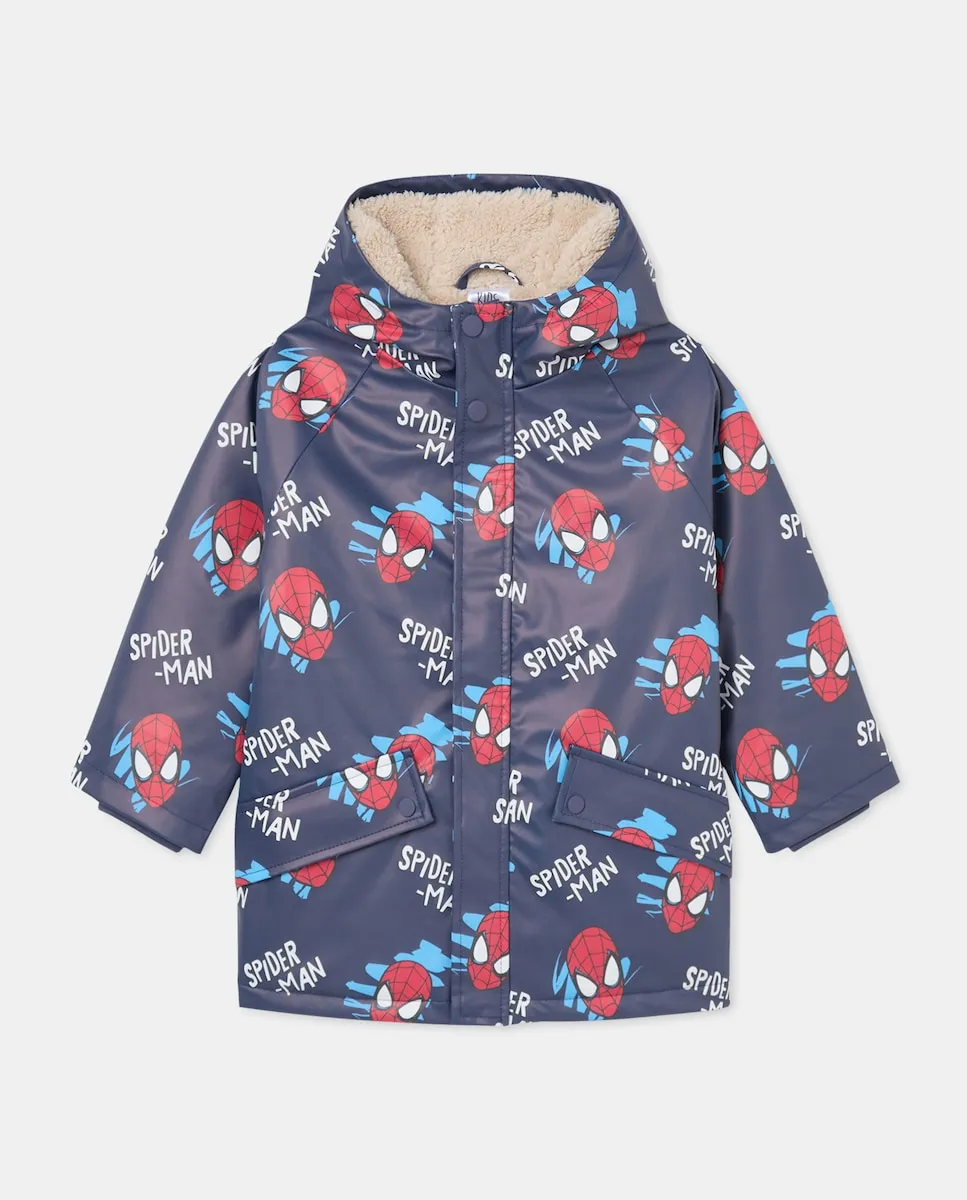 

Детская парка Spider-Man с ламинированной отделкой Kids El Corte Inglés, темно-синий