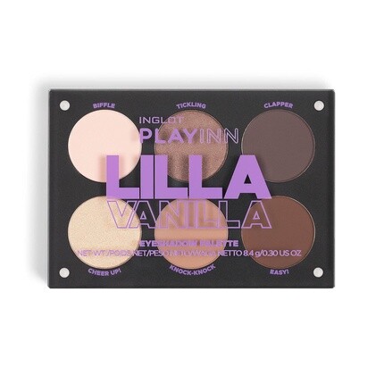

Playinn Lilla Vanilla Eyeshadow Palette, коллекция из 6 уникальных теней для век 8,4G, Inglot