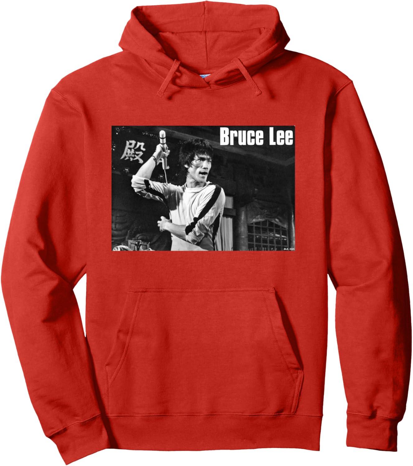 

Брюс Ли Игра Смерти Nunchuk Толстовка Nunchuk Scene Bruce Lee, красный