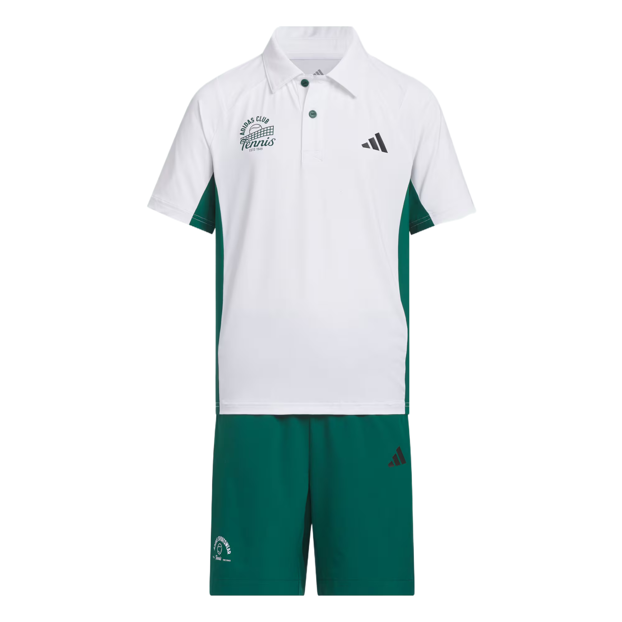 

Adidas Спортивный костюм Casual Sportswear Climacool 2 Piece Set White Forest Green для детей 3-7 лет