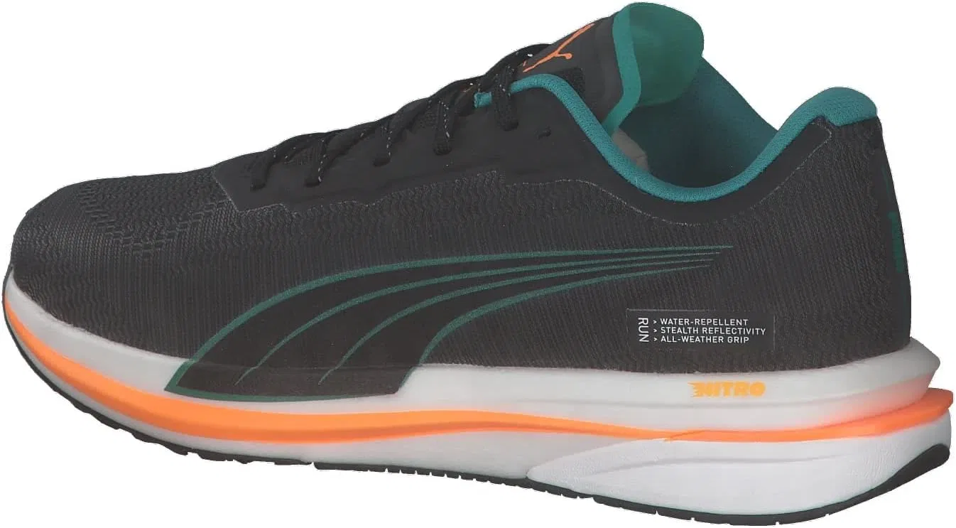 Мужские кроссовки для бега PUMA Deviate Nitro Street Running Shoe, Puma Black For — фото 3