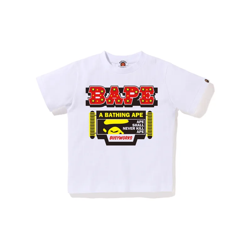 Футболка FW24 детская A BATHING APE, Marine Blue NYX — фото 4