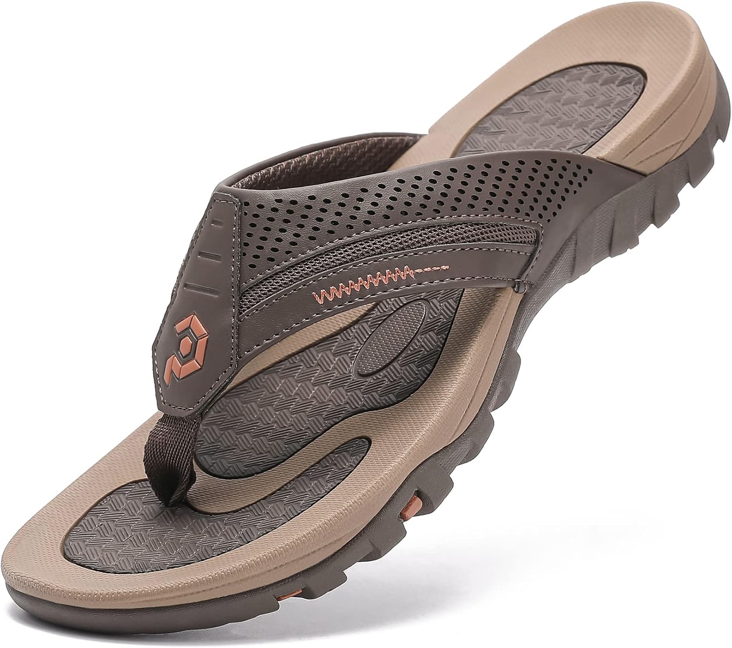 

Мужские шлепанцы, вьетнамки, прочные и удобные тапочки для пляжа Pulltop, Coffee