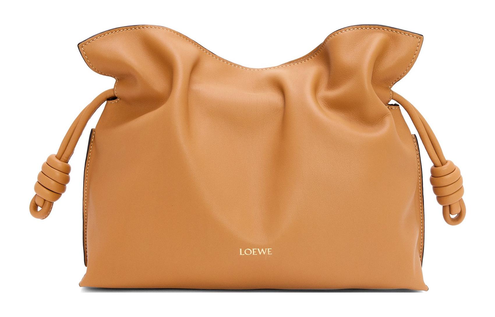 

Фламенко Напа Телячья Кожа Клатч Сумка Через Плечо Женская Пустыня LOEWE, Set (Bag+Dust Bag)