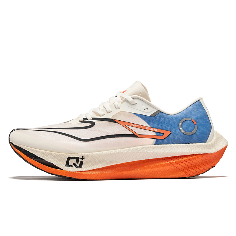 

Erke Кроссовки Zhijing 2.0 Cushioning Rebound Low-Top мужские, цвет: микрокристаллический белый/угольно-черный