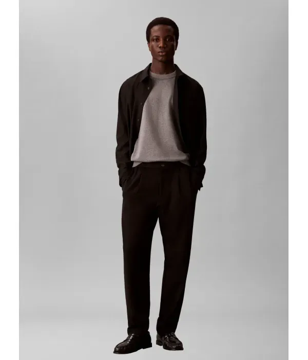Брюки tapered fit Calvin Klein, черный — фото 2