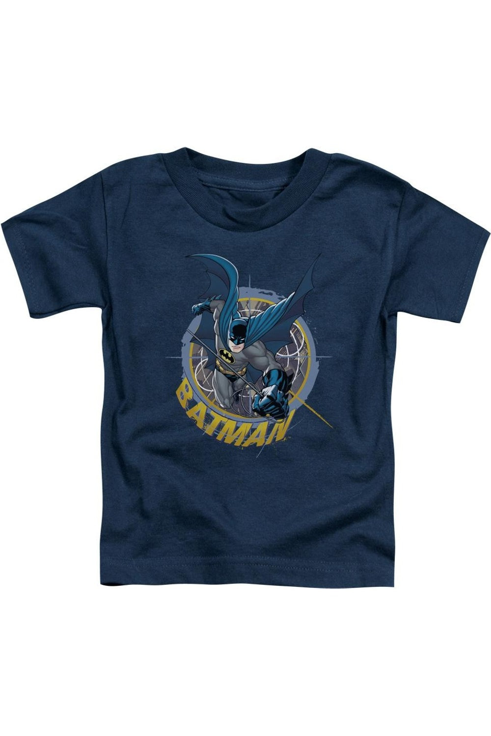 

Футболка с коротким рукавом для малышей "Batman In The Crosshairs" Gildan, темно-синий