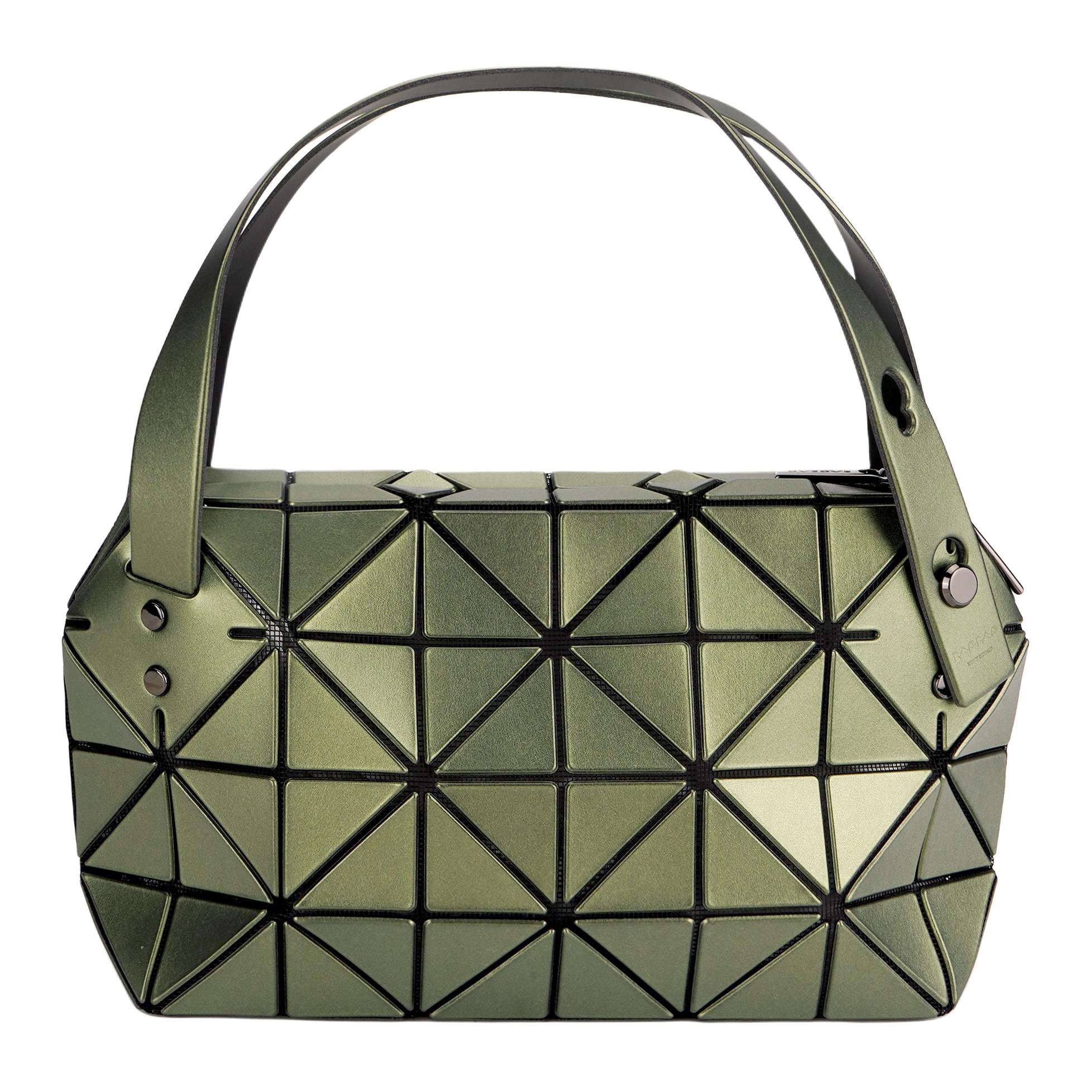 

ISSEY MIYAKE Бостонская сумка из поливинилхлорида женская хаки
