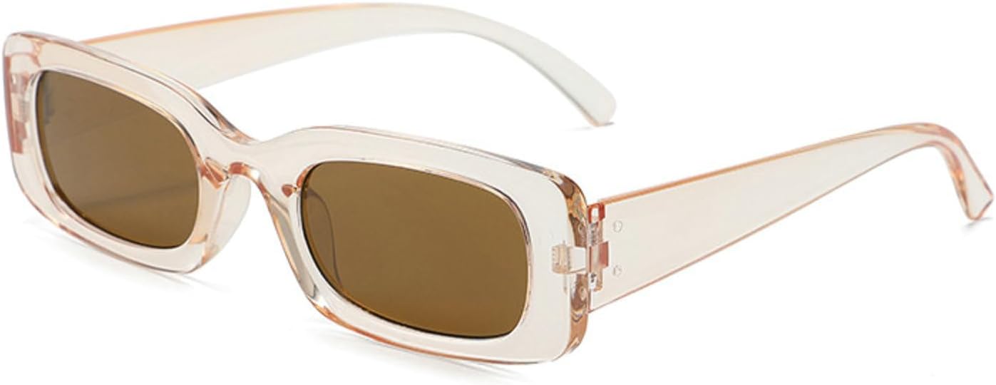 

Модные квадратные солнцезащитные очки для женщин, роскошные солнцезащитные очки для активного отдыха и вождения, винтажные очки, защита от УФ-излучения UV400 mincl, Brown