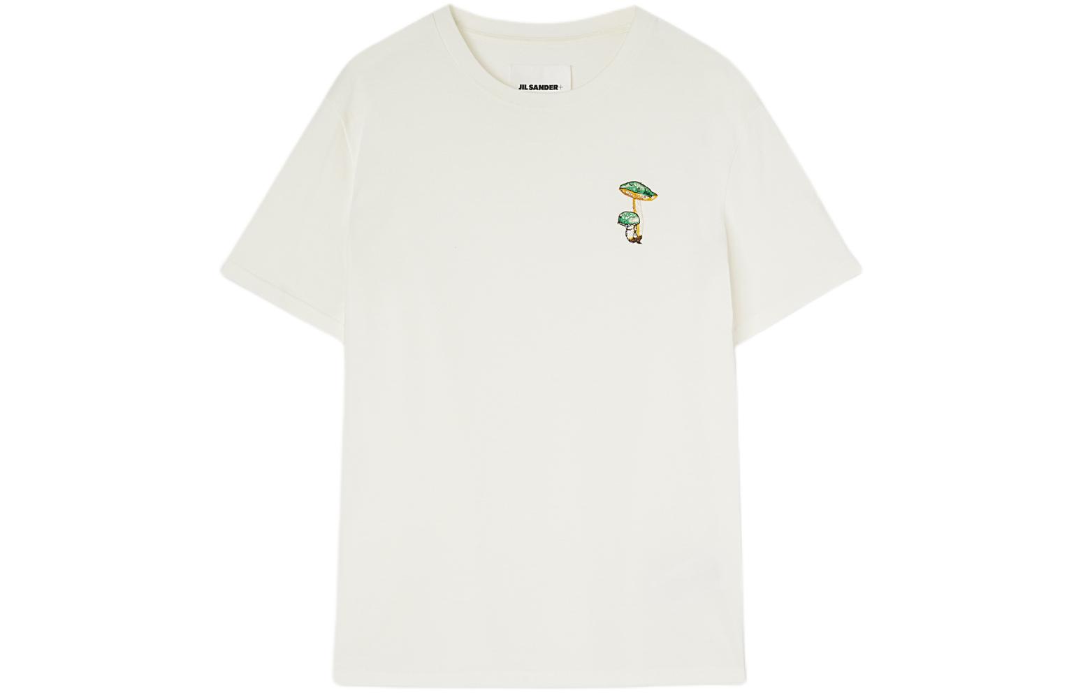 

Футболка из хлопка с круглым вырезом JIL SANDER, белый