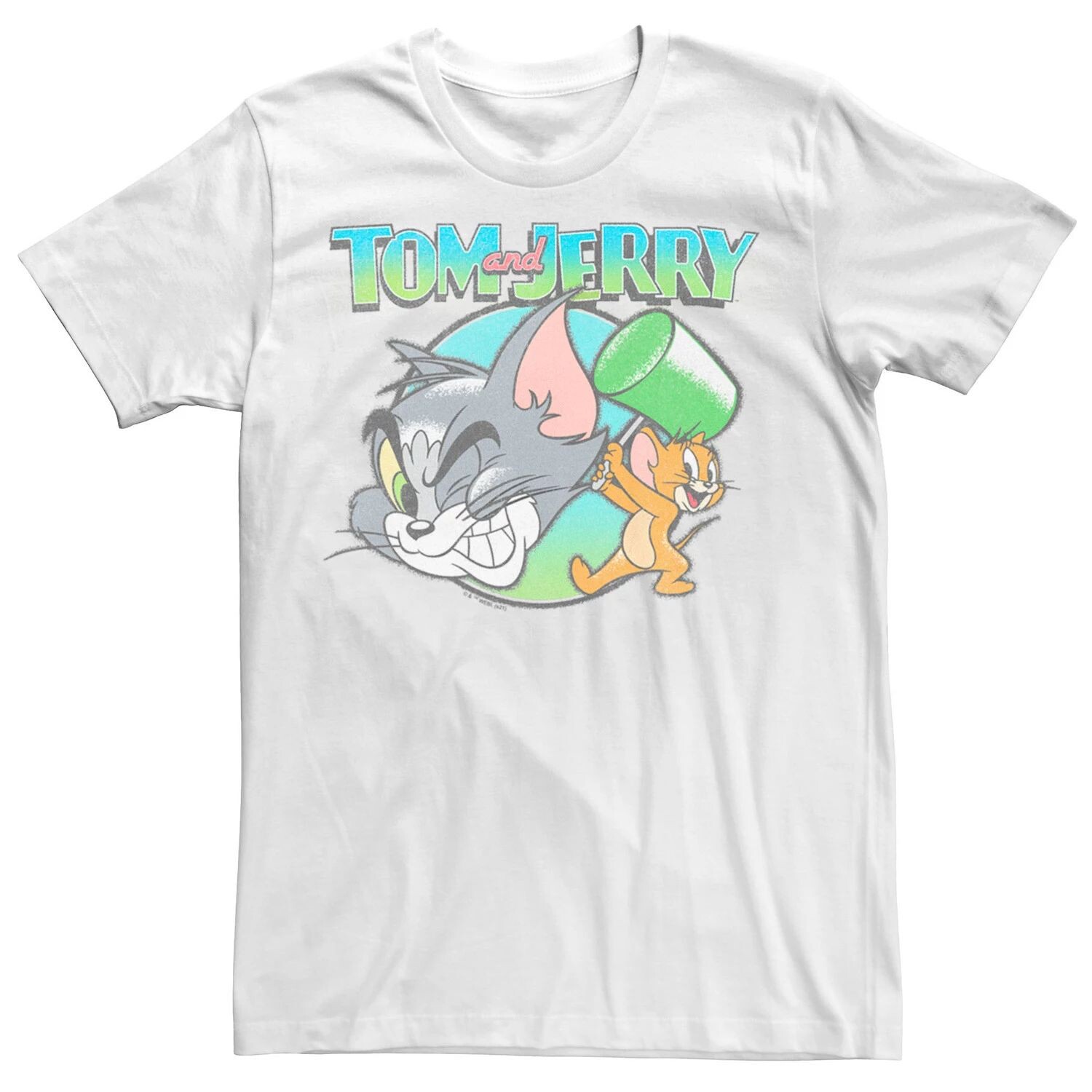 

Мужская футболка Tom And Jerry Funny Mallet Licensed Character