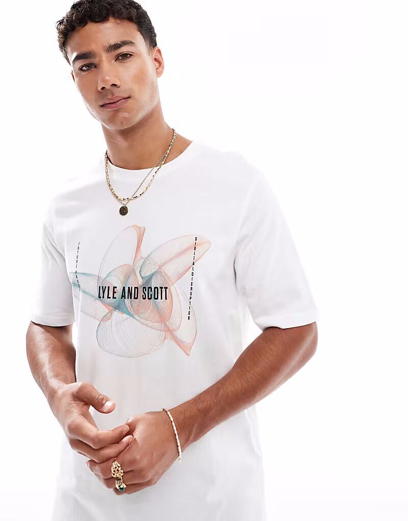 

Футболки Lyle & Scott Ss с 3D-графикой в цвете x739 белый/ярко-оранжевый