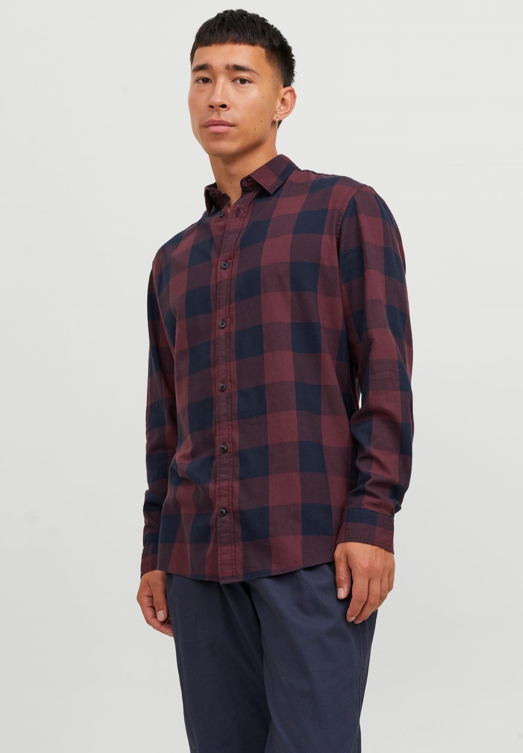 

Рубашка JEGINGHAM Jack & Jones, порт рояль