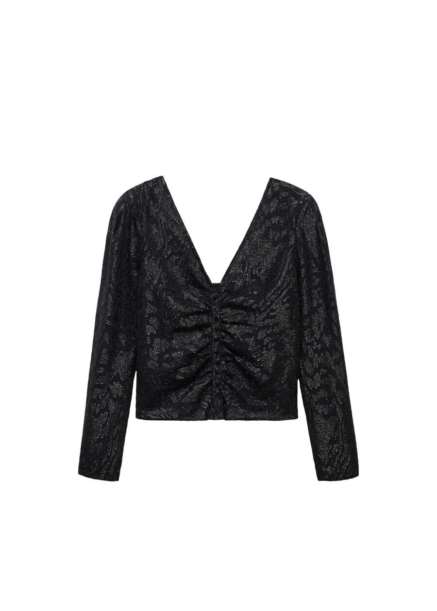 

Блузка MANGO Blouse Gloria, черный