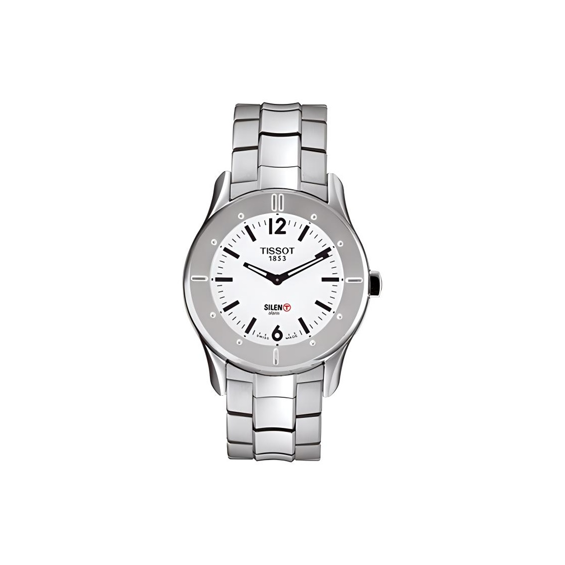 

TISSOT Часы Quartz Movement Men's Watch Watch 39mm White Dial Stainless Steel Case Stainless Steel Watchband, White